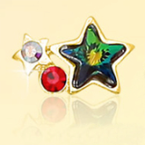 -Christmas- Little Star silver earring